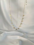 crescent moon Nnecklace - gold