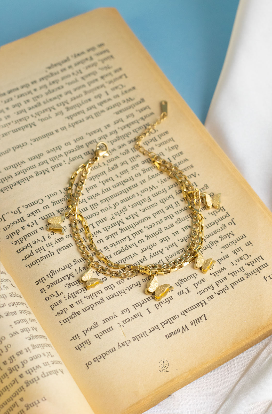 1720343347_b0188.jpg double layer gold butterfly beacelet