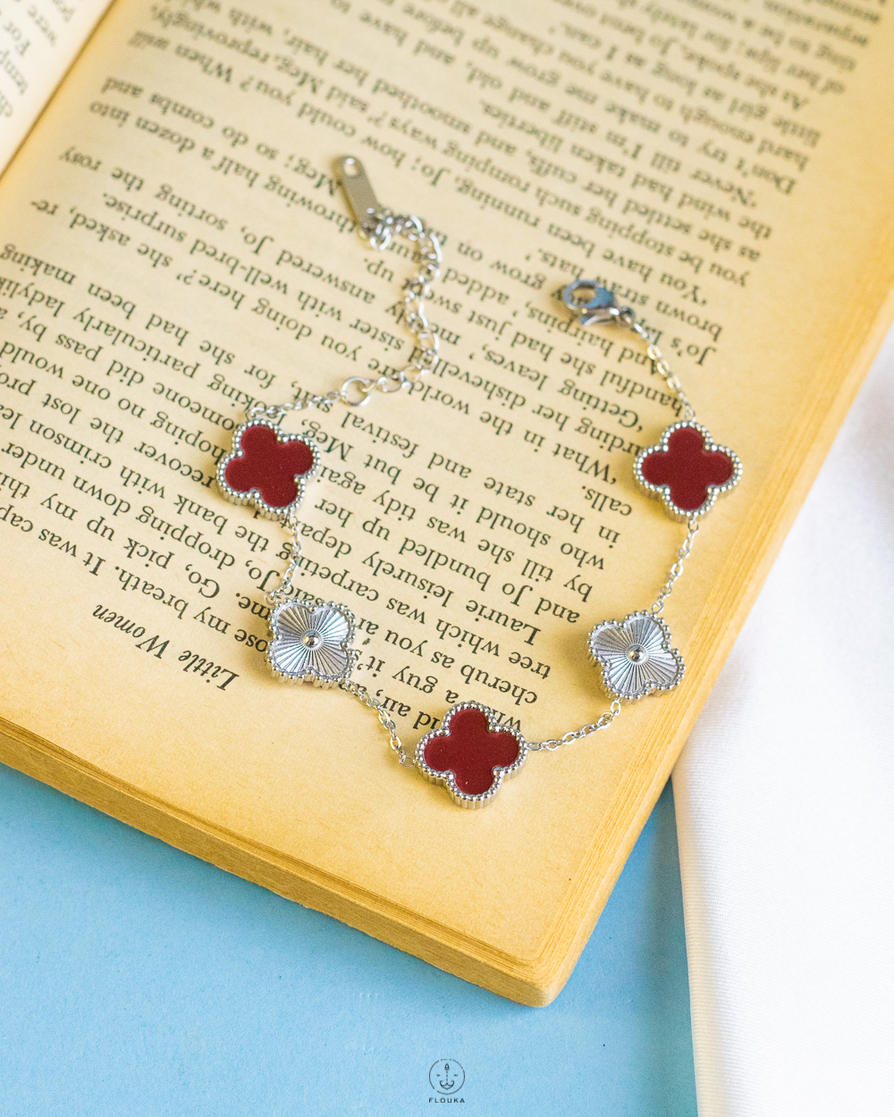 1726479055_b0340.jpg mix dark red silver vancleef bracelet