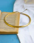 gold flat choker