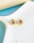 gold bvlgari earrings