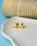 tiny heart earrings