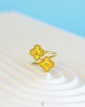 double gold vancleef ring
