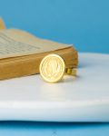 coin gold ring
