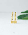 butterfly gold Earrings