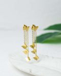 butterfly gold Earrings