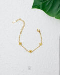 gold vancleef kids bracelet