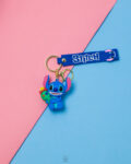 blue stitch keychain