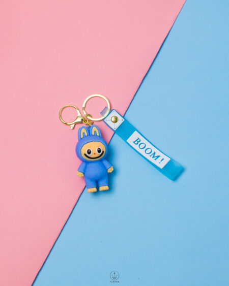 eveil smile rabber key chain