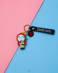 SKULL girl rabber keychain
