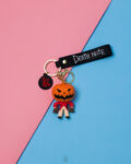 pumpkin rabber keychain