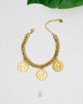 three coins bracelet