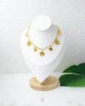 coin chains gold necklace