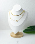 double layer vancleef necklace