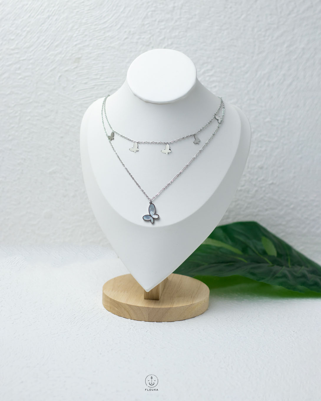 1743296117_n1350-2.jpg double layer butterfly silver necklace