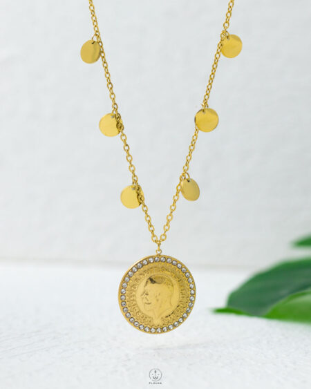 big coin straus necklace