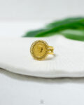 simple coin free size ring