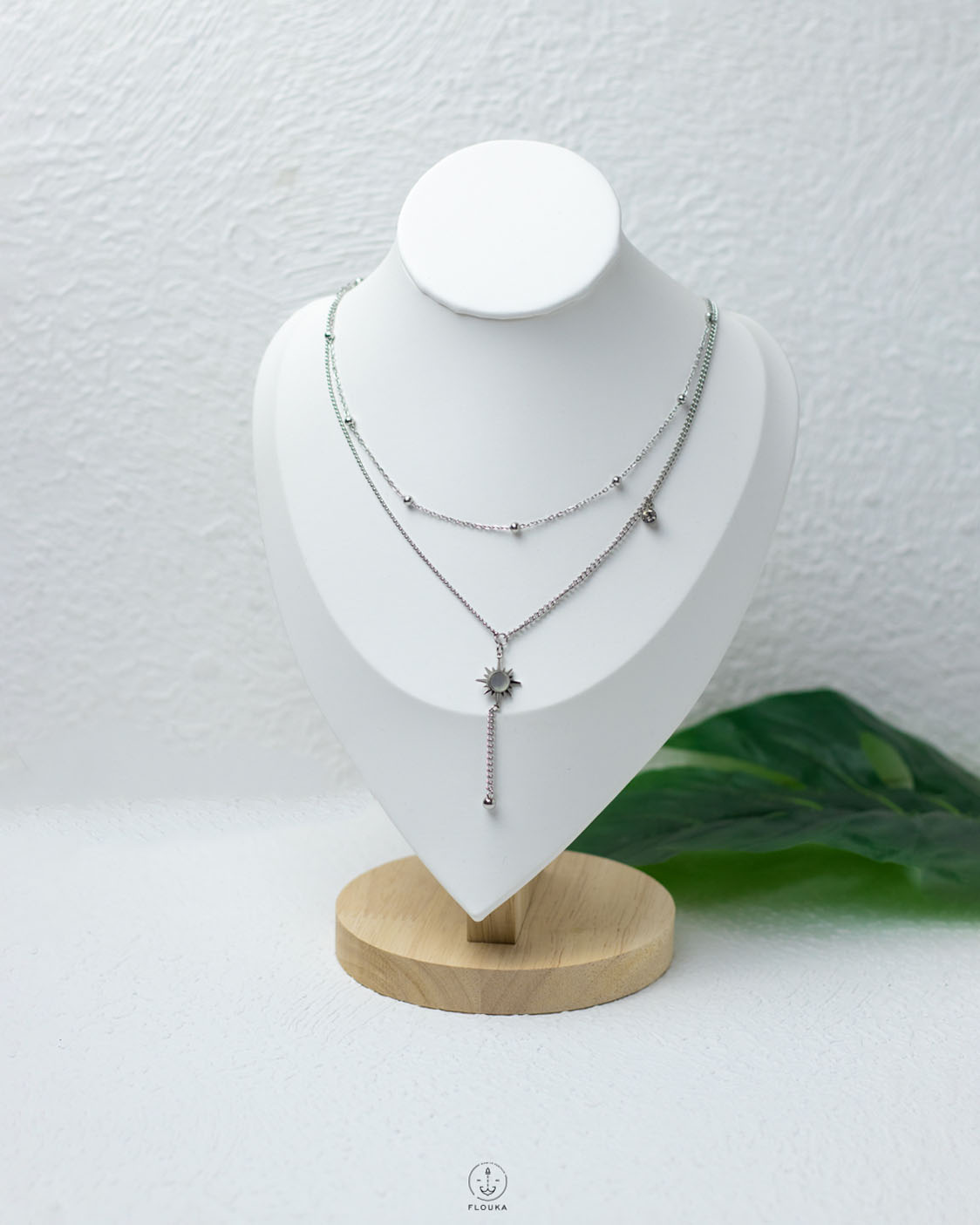 1743508550_N1355-1.jpg double layer SUN silver necklace