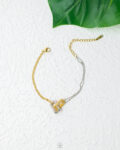 mix silver & gold tiffany bracelet