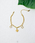gold vancleef bracelet