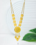 tree coin gold necklace
