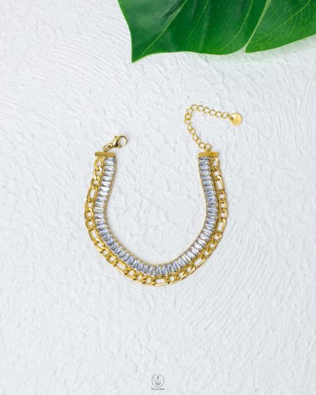 double layer straus bracelet