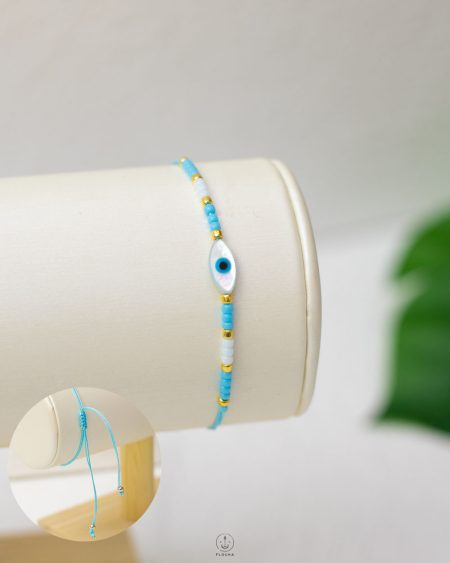 blue eye miyuki bracelet