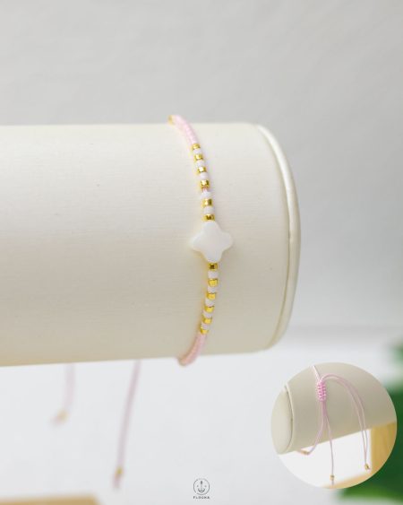 vancleef pink miyuki bracelet