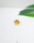 free size gold sun ring