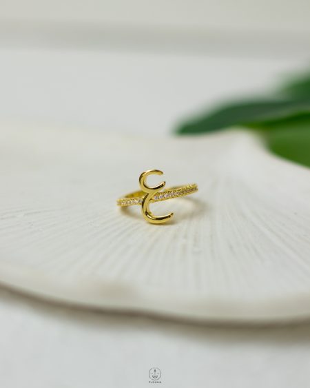 خاتم استراس حرف (ع)