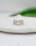 cd free size silver ring