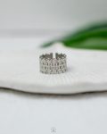 silver wide ring