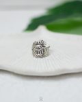 basic silver free size ring