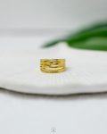 layers gold free size ring
