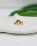 WHITE RASIN gold ring