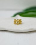 gold palm free size ring