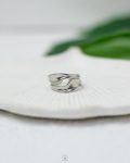 silver free size ring