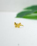 gold butterfly free size ring