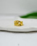 double gold free size ring
