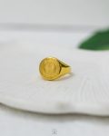 Egyptian pound gold ring