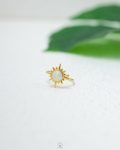 white sun ring