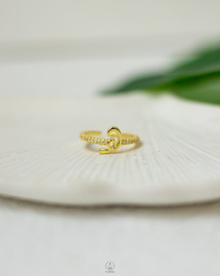 خاتم استراس حرف ( ه )