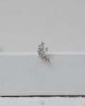 silver crystal piercing