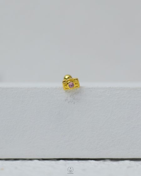 gold camera piercing