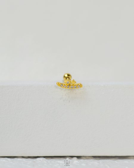 gold star strus piercing