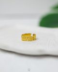 gold leafs free size ring