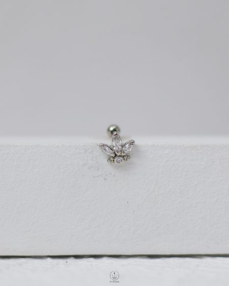 silver strus piercing