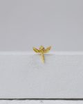 gold angel piercing