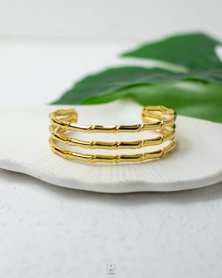 free size triple bone bracelet