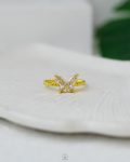 gold butterfly ring